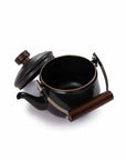 Barebones Enamel Teapot - Charcoal
